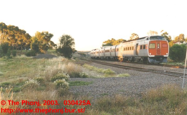 2007 in 4 car set heading to Adelaide